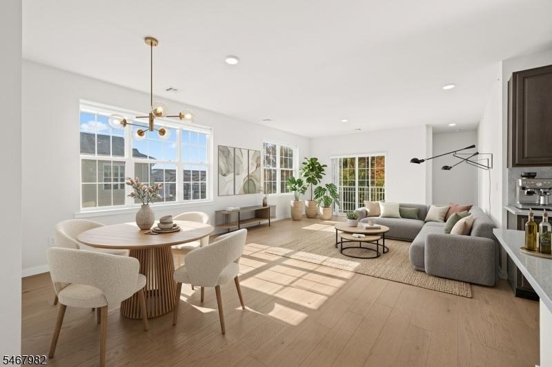 Virtually Staged Living Dining