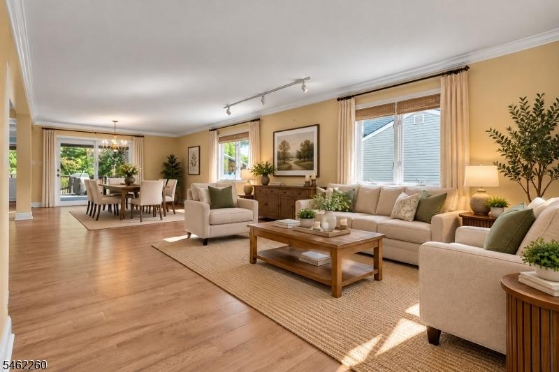 Virtually Staged Living Room