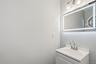First floor powder room