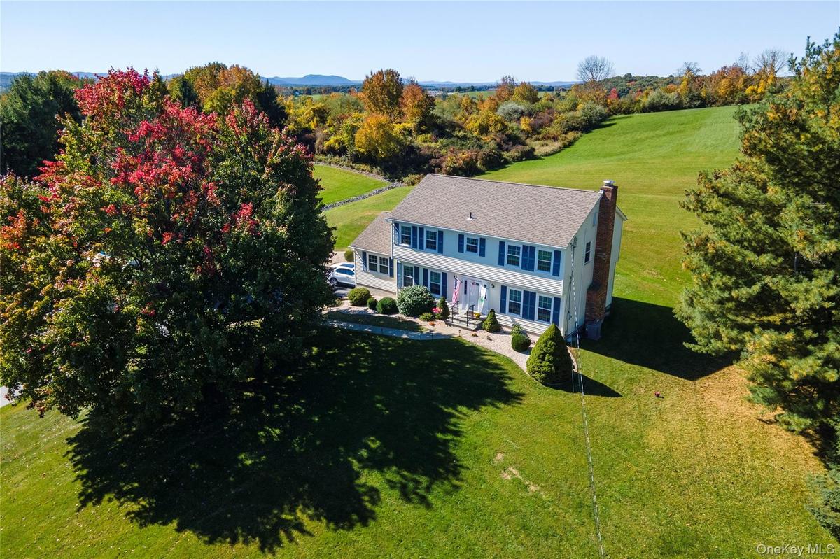 Aerial of front of house