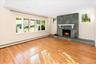 Living room with fireplace