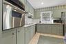 Kitchen with stainless steel appliances