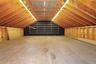 This storage area/loft is located on top of the new two car garage