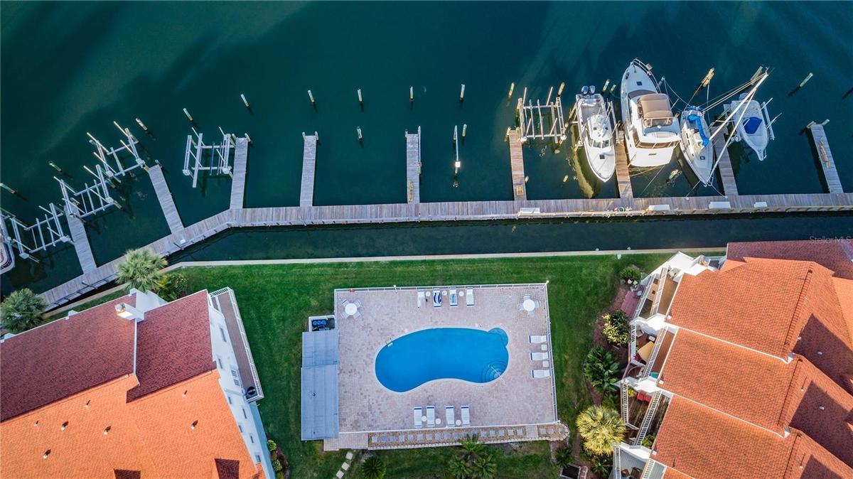 Waterfront Pool and Patio