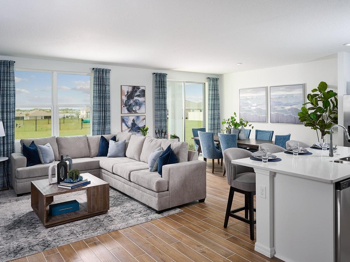 Photo is not of the actual home, but is an inspirational photo of builder’s model home and may depict options, furnishings, and/or decorator features 