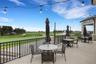 Enjoy dining outdoors on the terrace when weather permits.