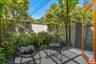 Private patio off family room