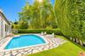 Sunny and private back yard