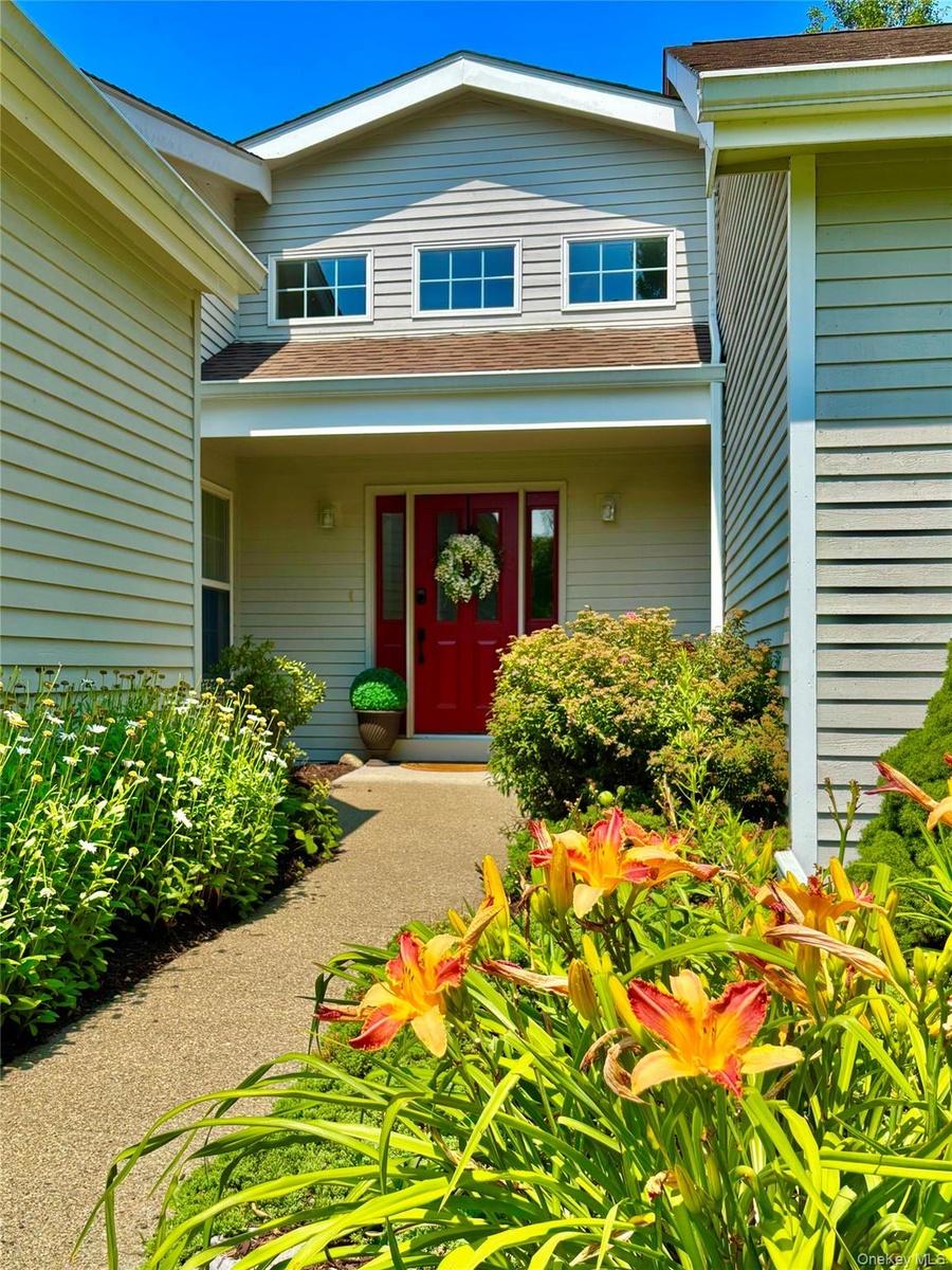 Landscaped Entrance