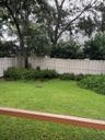 Fenced back-yard