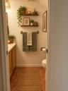 Half Bath downstairs virtual staged