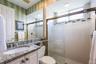 Guest bath adjacent to bedroom 2