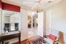 Private office at front of home