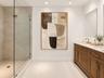 Staged primary bathroom