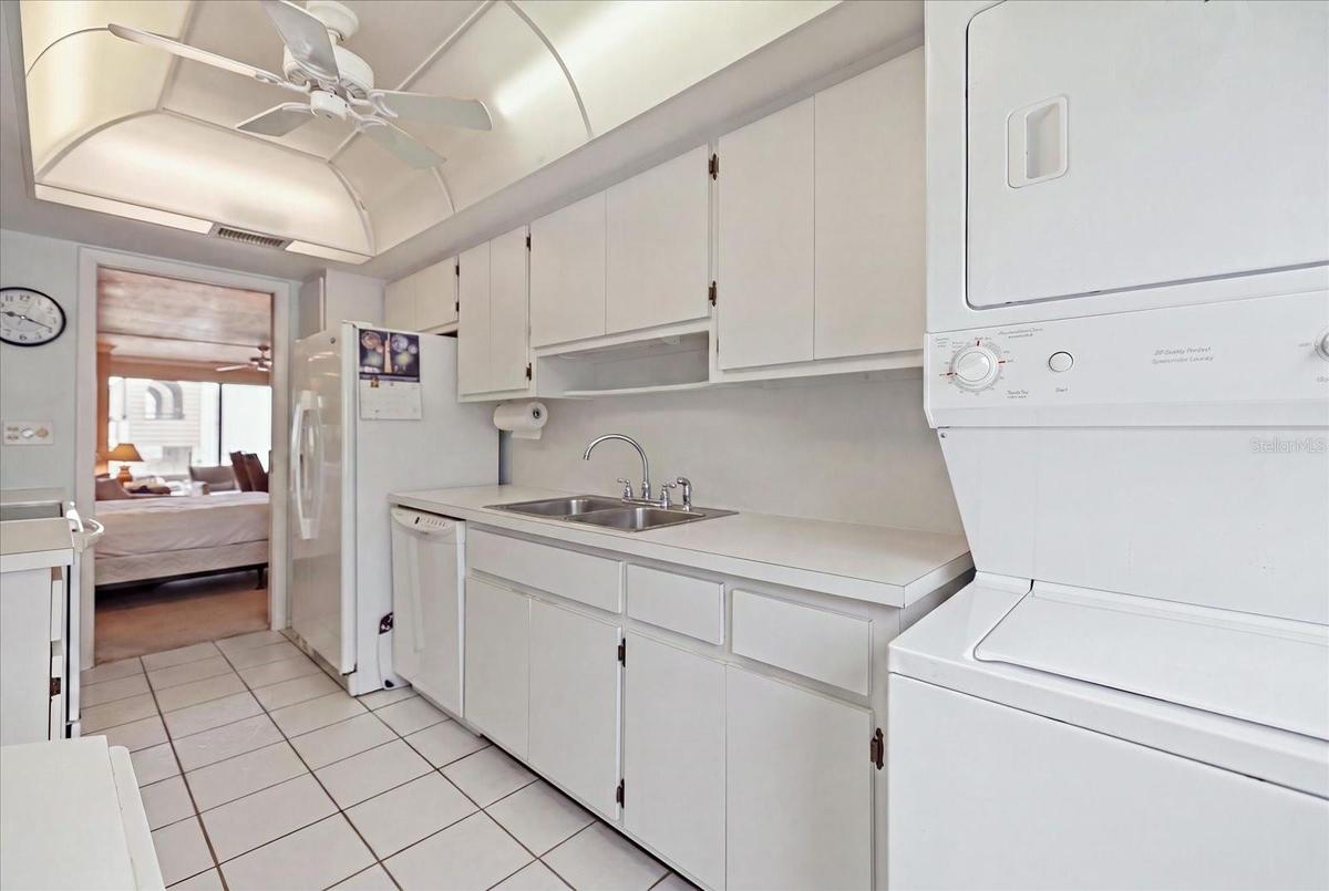 Kitchen + Washer and Dryer