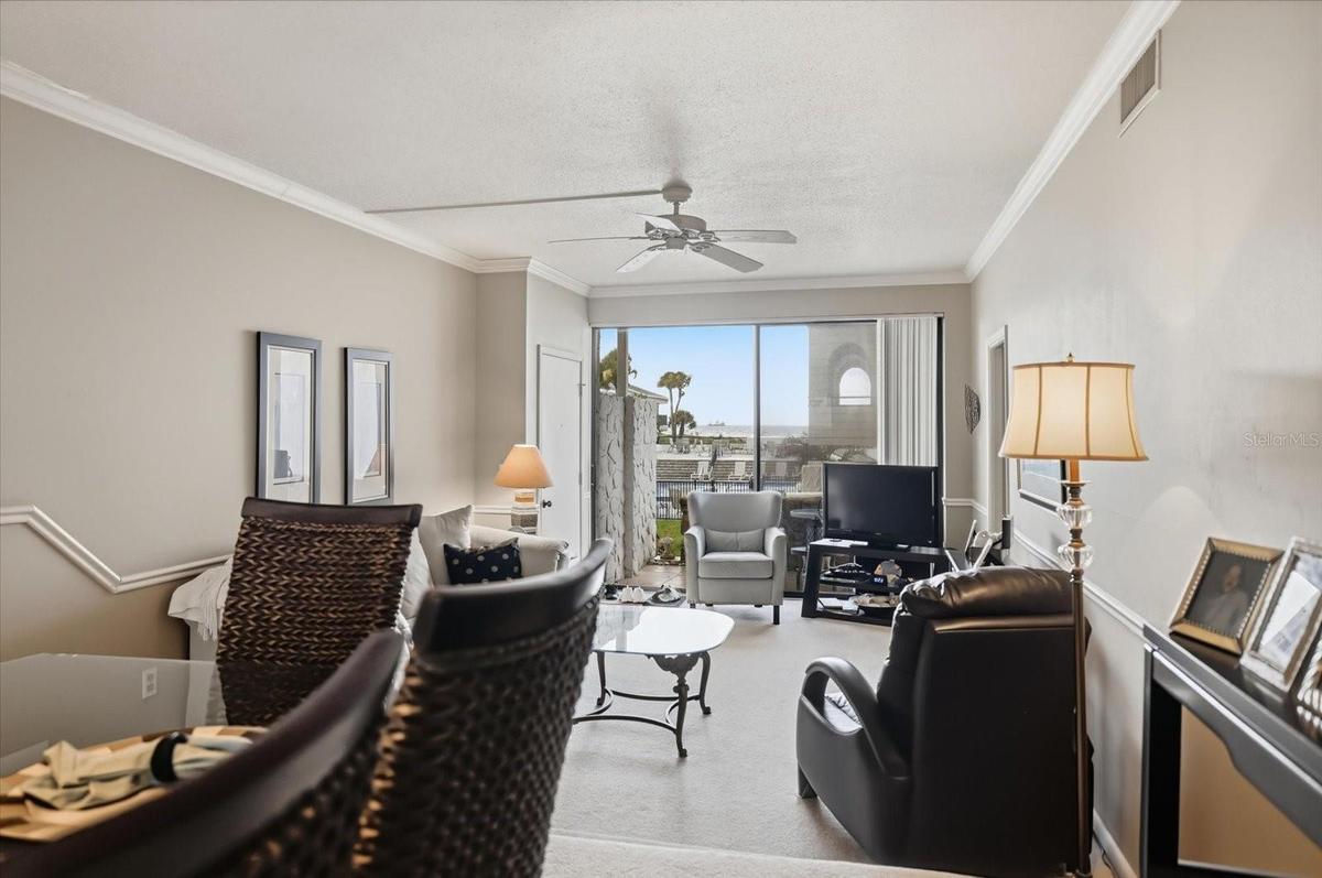 Dining room to Living Room, with a view!