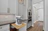 In cabinet, pop-up electric mixer stand