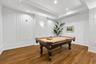 Billiards table in the club