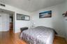Wood-finish flooring and recessed ceiling lighting