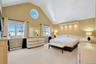 Large primary with 2 closets, including a walk-in closet, and ensuite