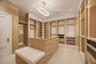 fully built out custom closet