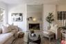 Cozy fireplace