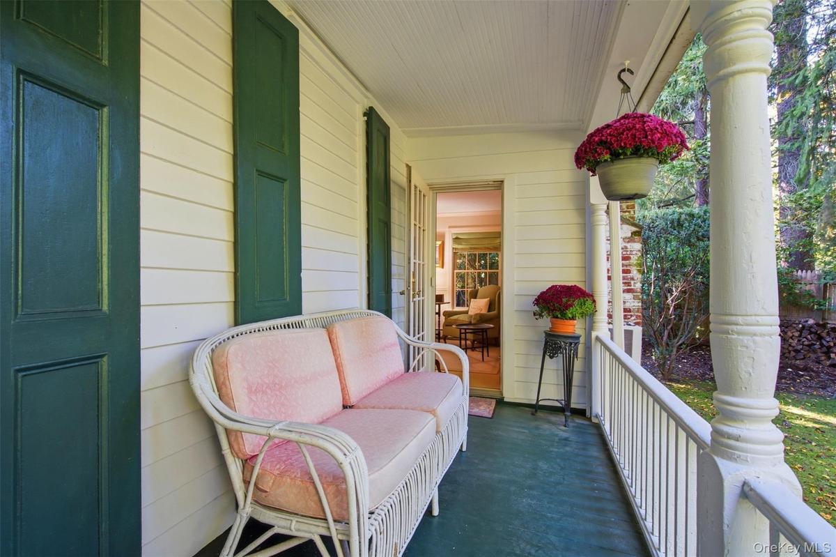 Granny porch off of den.