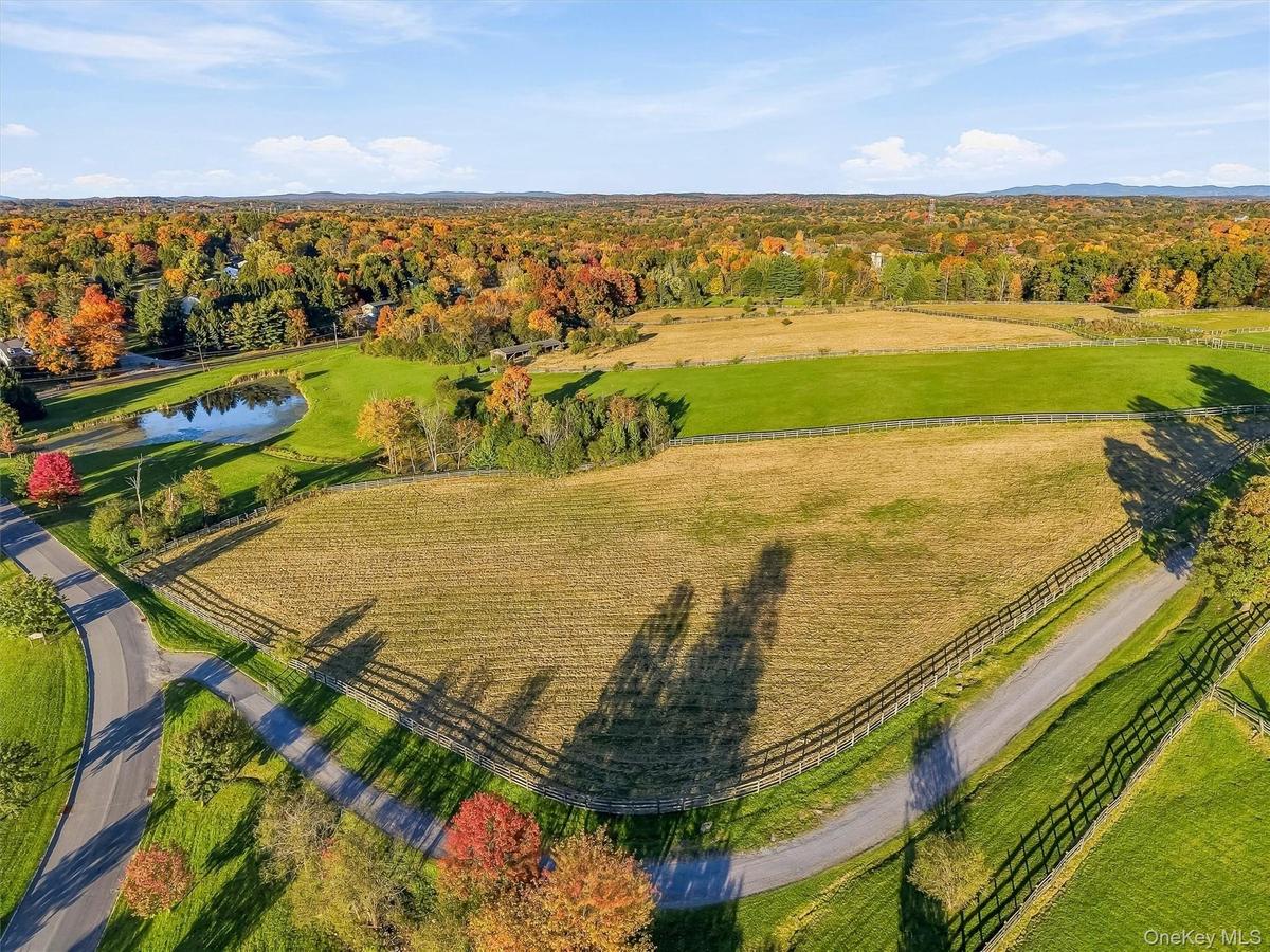 Aerial View – Farm Fields & Entrance