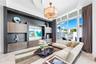 2nd Living Space leads to Lanai Terrace, Pool & Beach.
