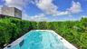 Private rooftop terrace swim spa