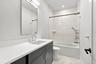 Hall bathroom tub bath/shower combo