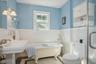 Beautiful bath w/claw tub
