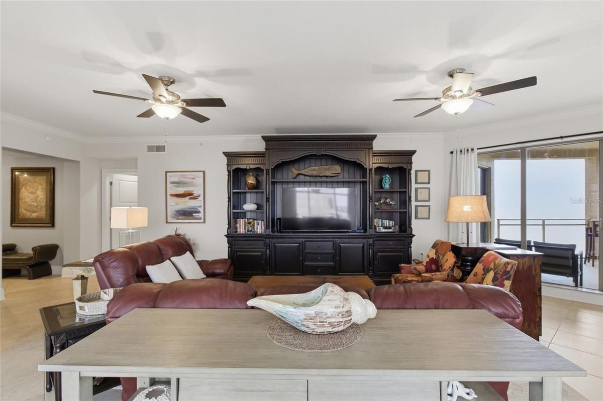 With amazing views of the gulf as well as the intercoastal.
