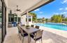 Shady covered patio