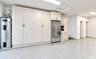 Garage....Super clean and organized with built-ins