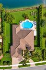 Aeriel view ... fully fenced with privacy hedges & mango tree too