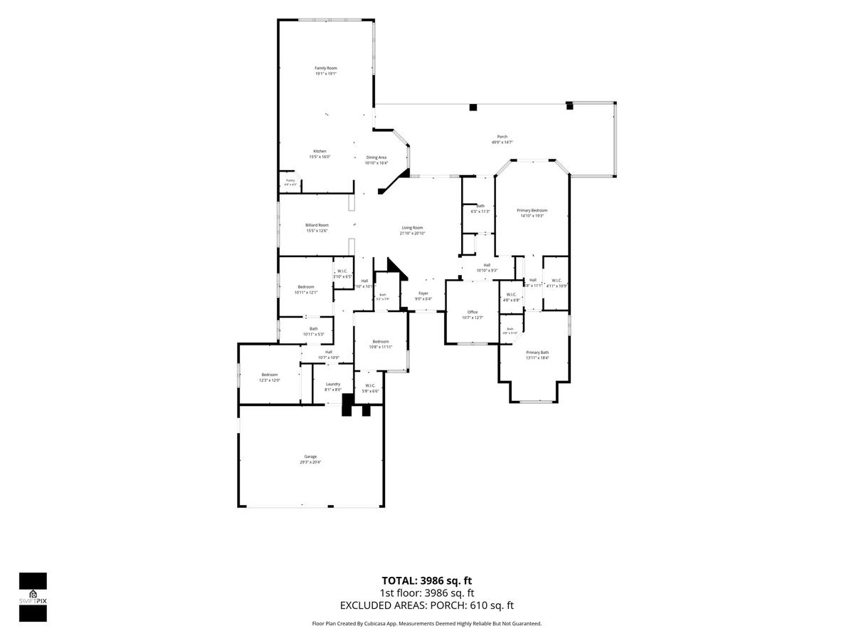 Split floorplan
