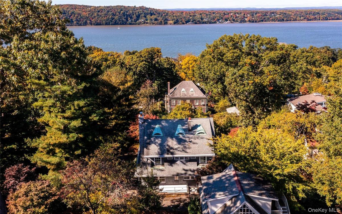 Home is facing West with River Views.