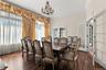 French Doors & swing door to Kitchen. Newly refinished floors.