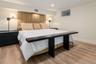 Lower level bonus room perfect for guests or office. Perfect flex use room.