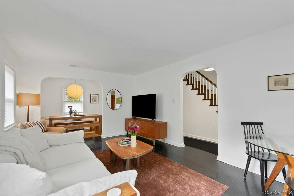 Large open living room