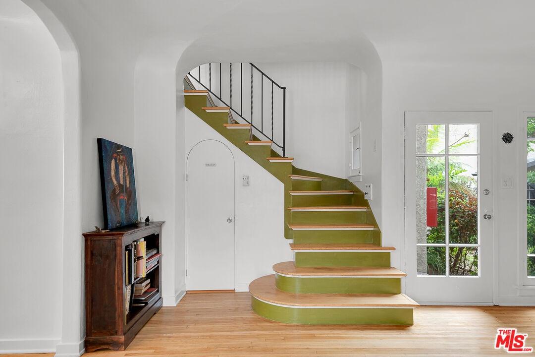 Staircase to second level