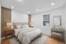 Virtually staged bedroom
