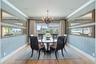 dining room with round table