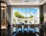 Dinign room and balcony Gaudi Villas Fort Lauderdale Sunrise intracoastal.