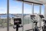 Fitness Center, showing the water and skyline view