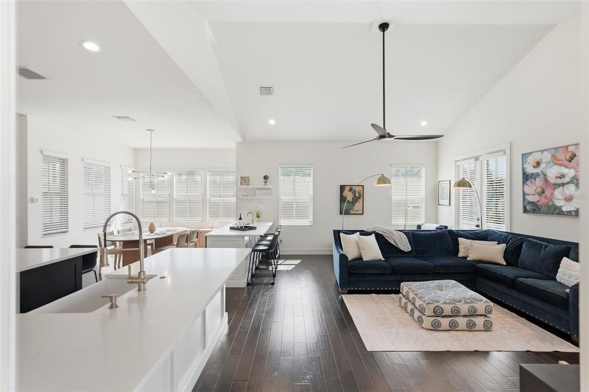 Kitchen and Living Room