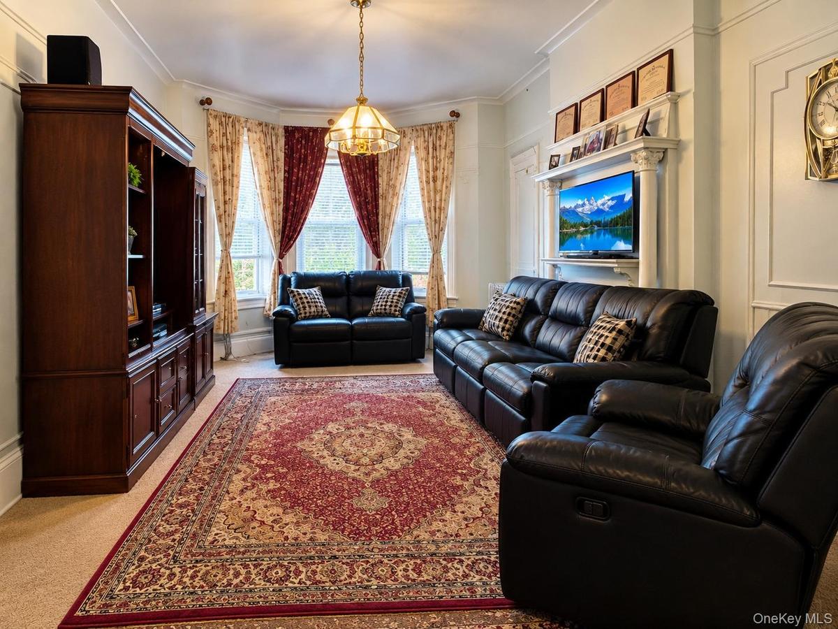 Upper level living room.