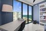 Guest bedroom 2 features more designer touches, automated blinds, customized closet, murphy bed and ensuite bathroom.