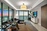 As the sun recedes into the night, the custom lighting comes alive showing why this is the most stylish condo in Pompano Beach.